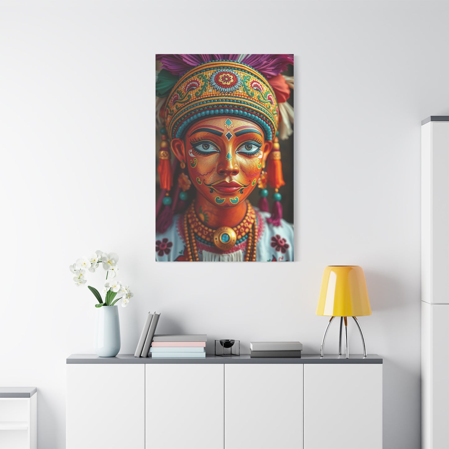 Elite Folk Art Vision Wall Art & Canvas Print