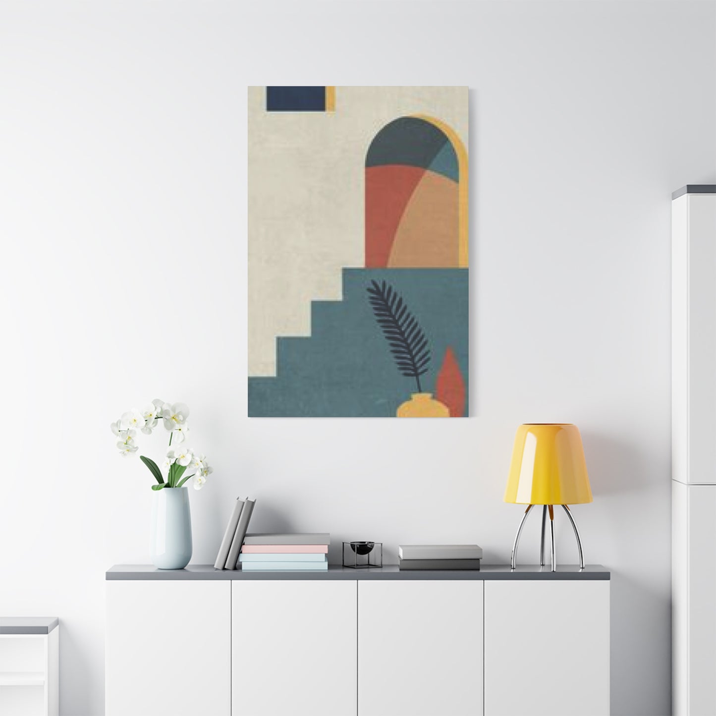 Moroccan Stair Design Moroccan Wall Art & Canvas Prints