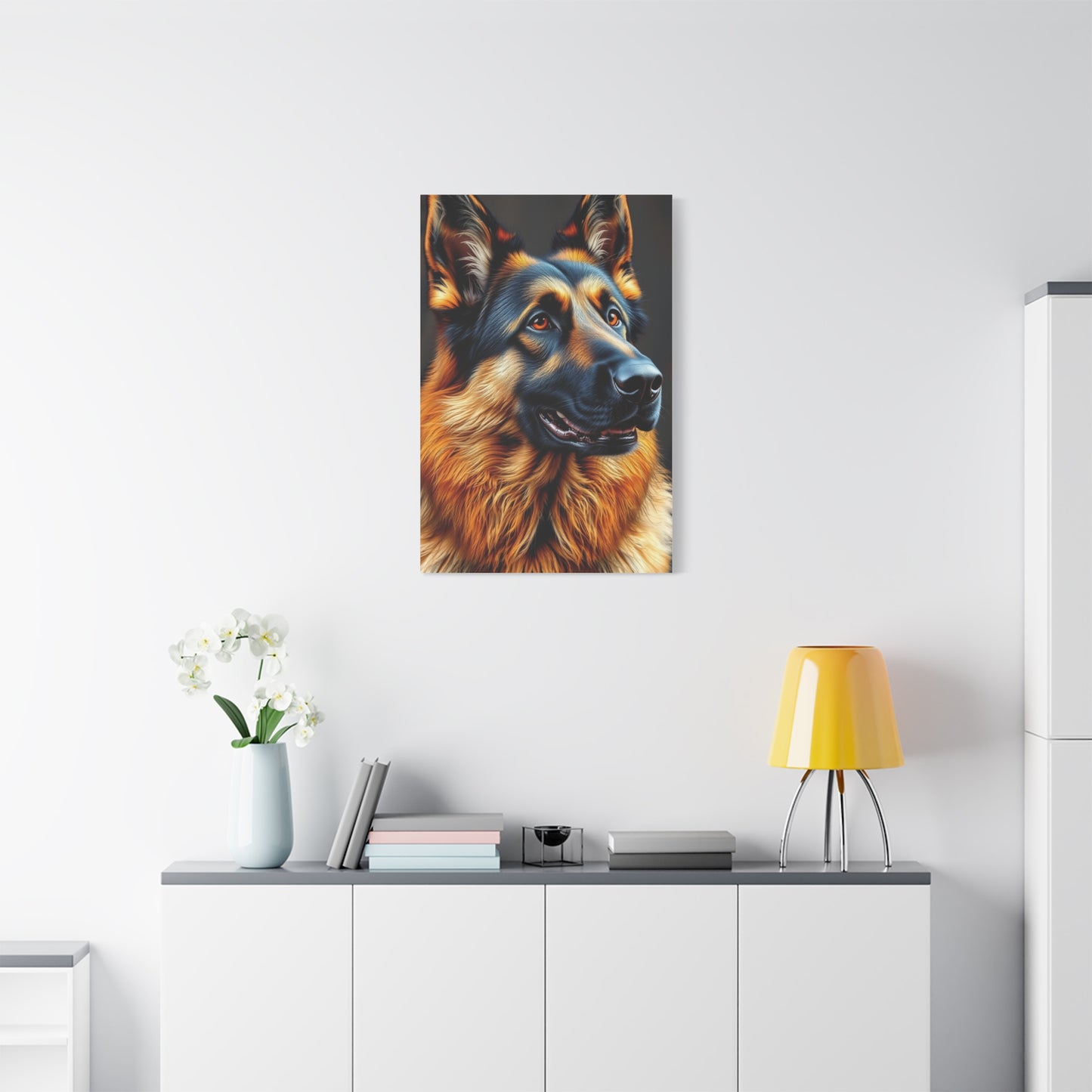 Masterpiece German Shepherd Art Vision Wall Art & Canvas Print