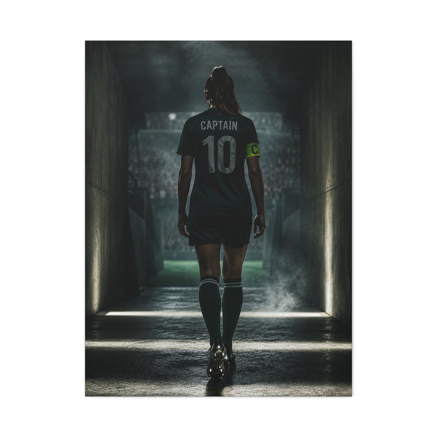 Soccer Captain Tunnel Sports Wall Art & Canvas Print