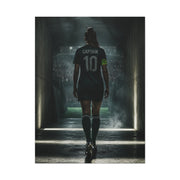 Soccer Captain Tunnel Sports Wall Art & Canvas Print