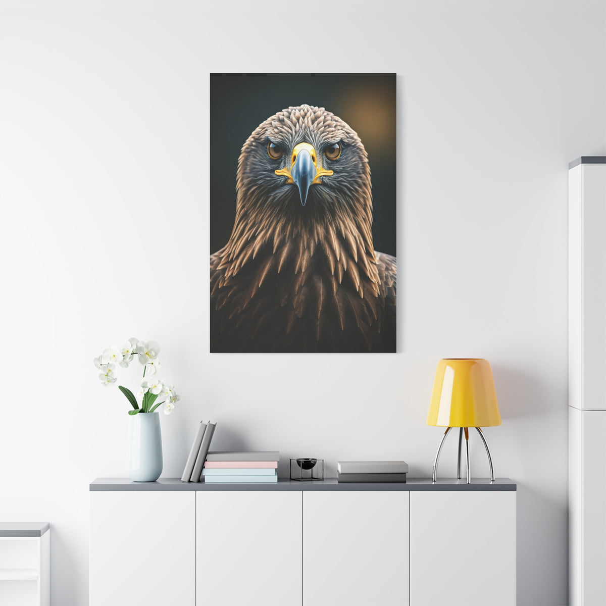 Intense Golden Eagle Close-Up Wall Art & Canvas Prints