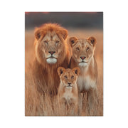 Lion Family Portrait Unity Wall Art & Canvas Print