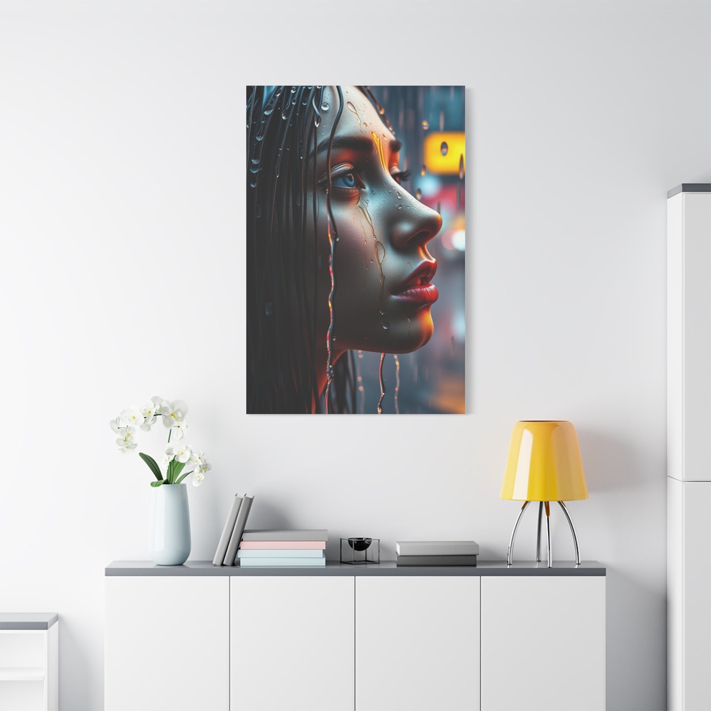 Supreme Rain Wall Art Beautiful Collection Wall Art & Canvas Print