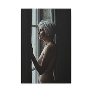 Mature Window Light Nude Study Wall Art & Canvas Print