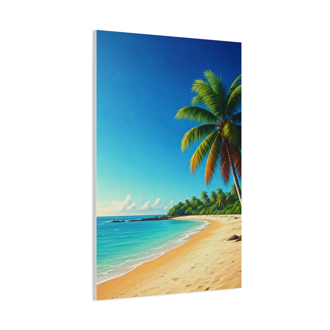 Tropical Palm Paradise Beach Wall Art & Canvas Prints