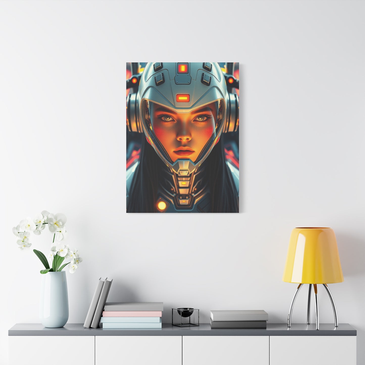 Vision Futuristic Art Art Wall Art & Canvas Print