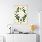 Floral Wreath Illustration Wall Art & Canvas Prints