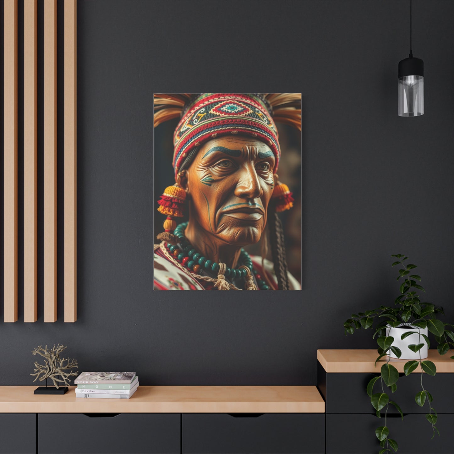 Folk Art Refined Canvas Wall Art & Canvas Print