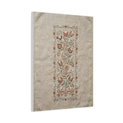 Rustic Folk Botanical Embroidery Strip Wall Art & Canvas Print