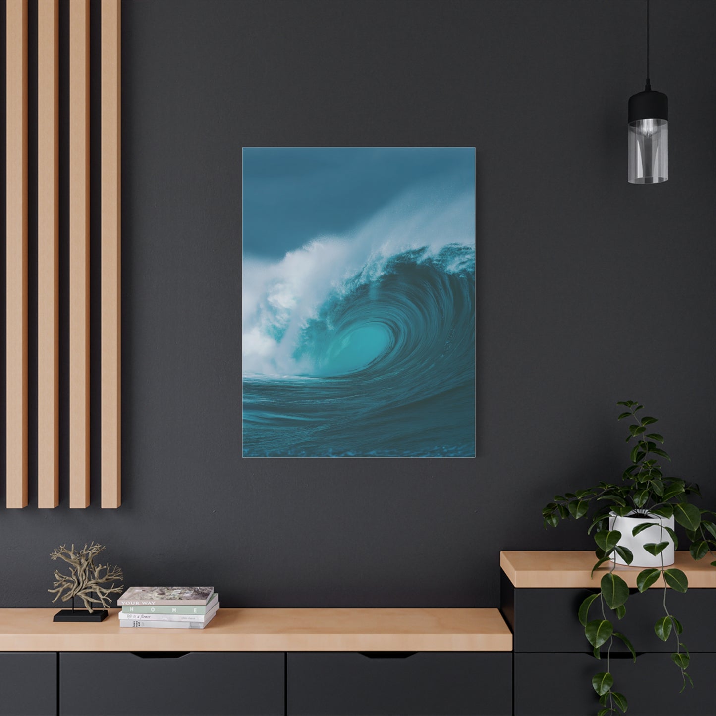 Powerful Ocean Wave Motion Wall Art & Canvas Print