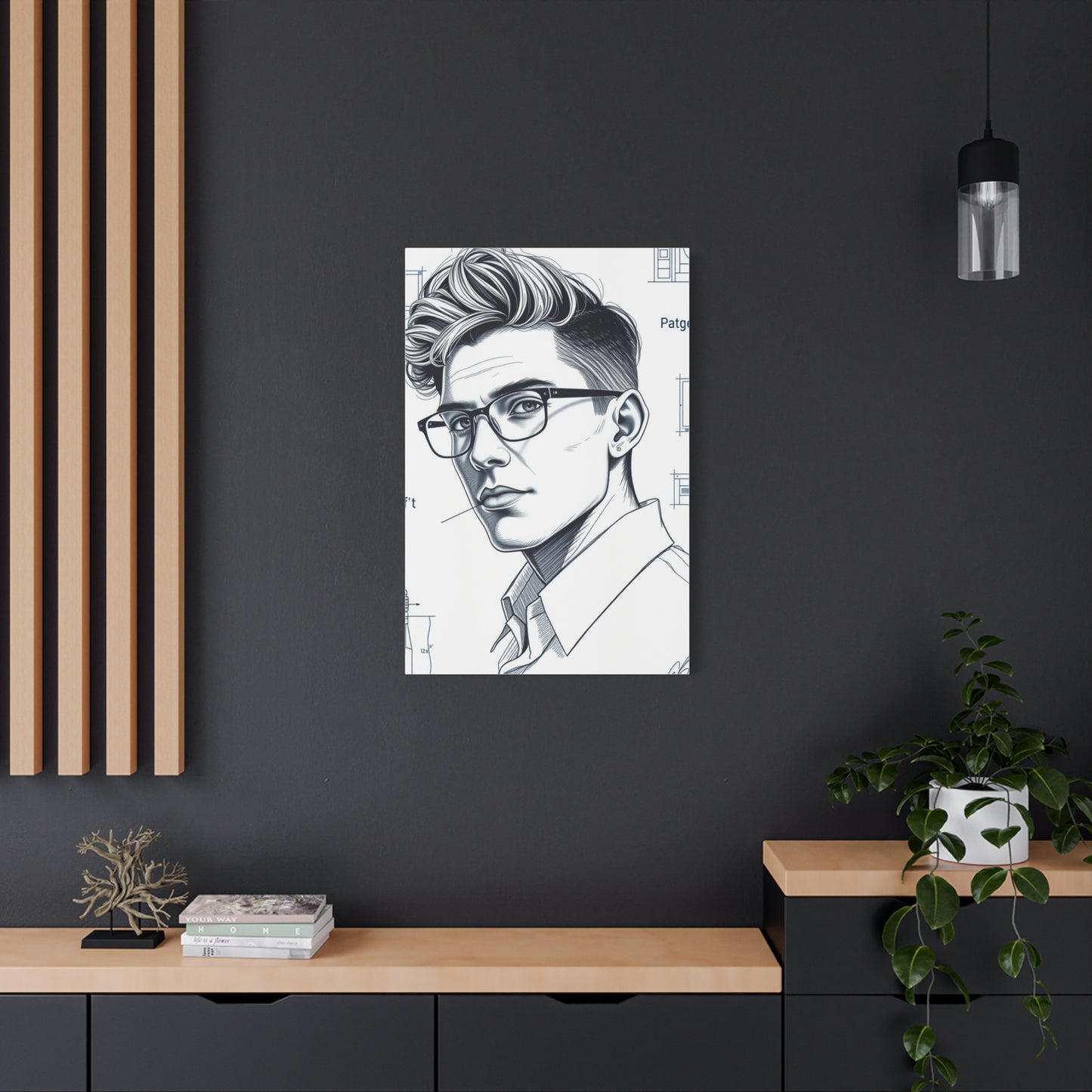Supreme Art Collection Blueprint & Patent Sketches  Wall Art & Canvas Print