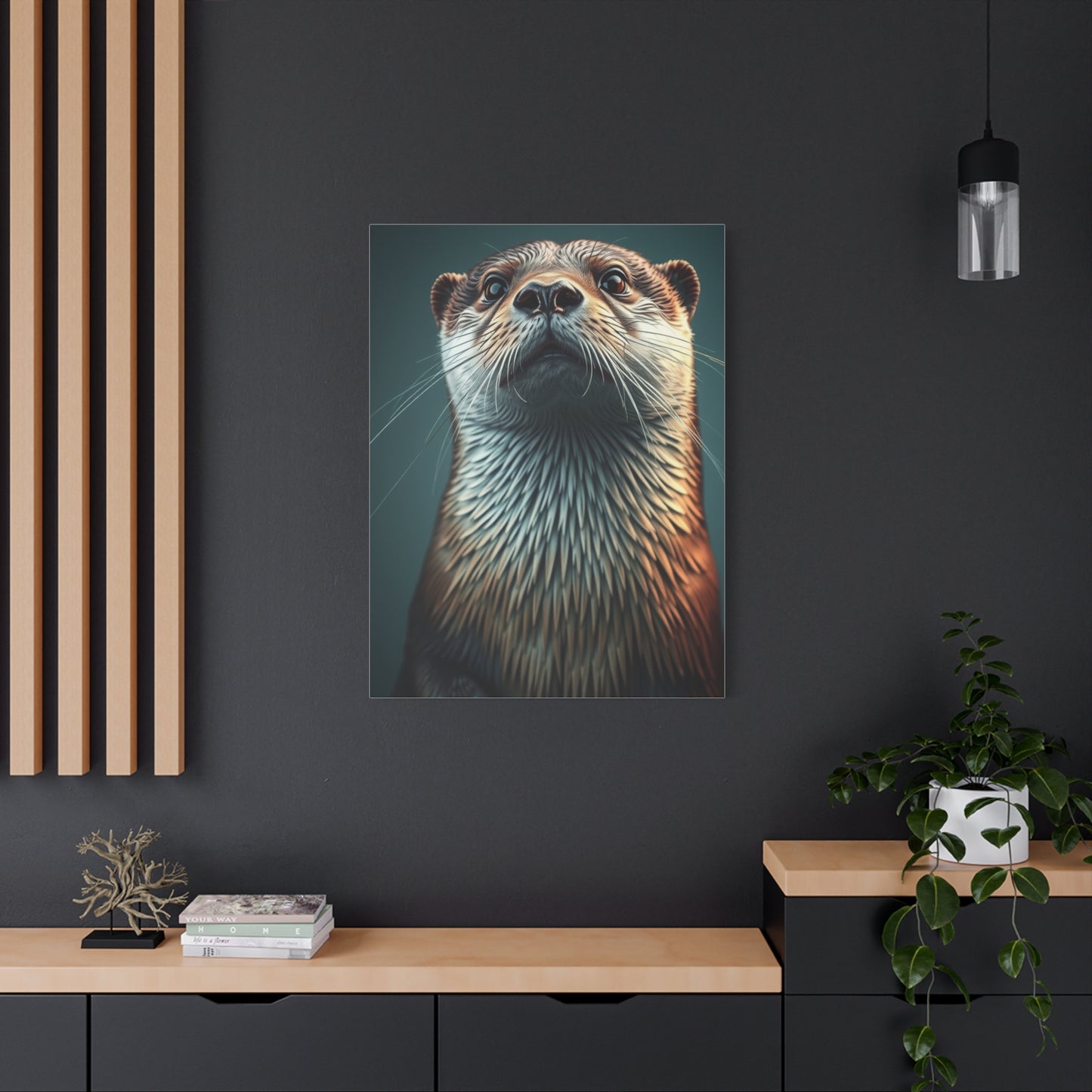 Vision Otter Art Art Wall Art & Canvas Print