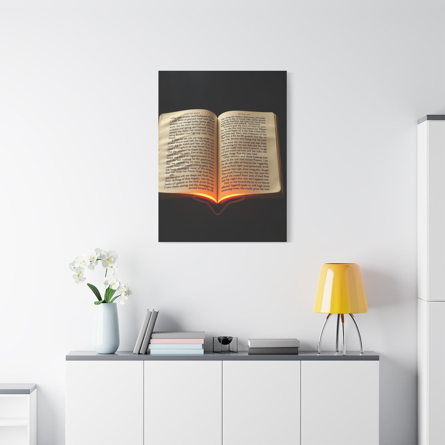 Ethereal Scripture Tableau Wall Art & Canvas Print
