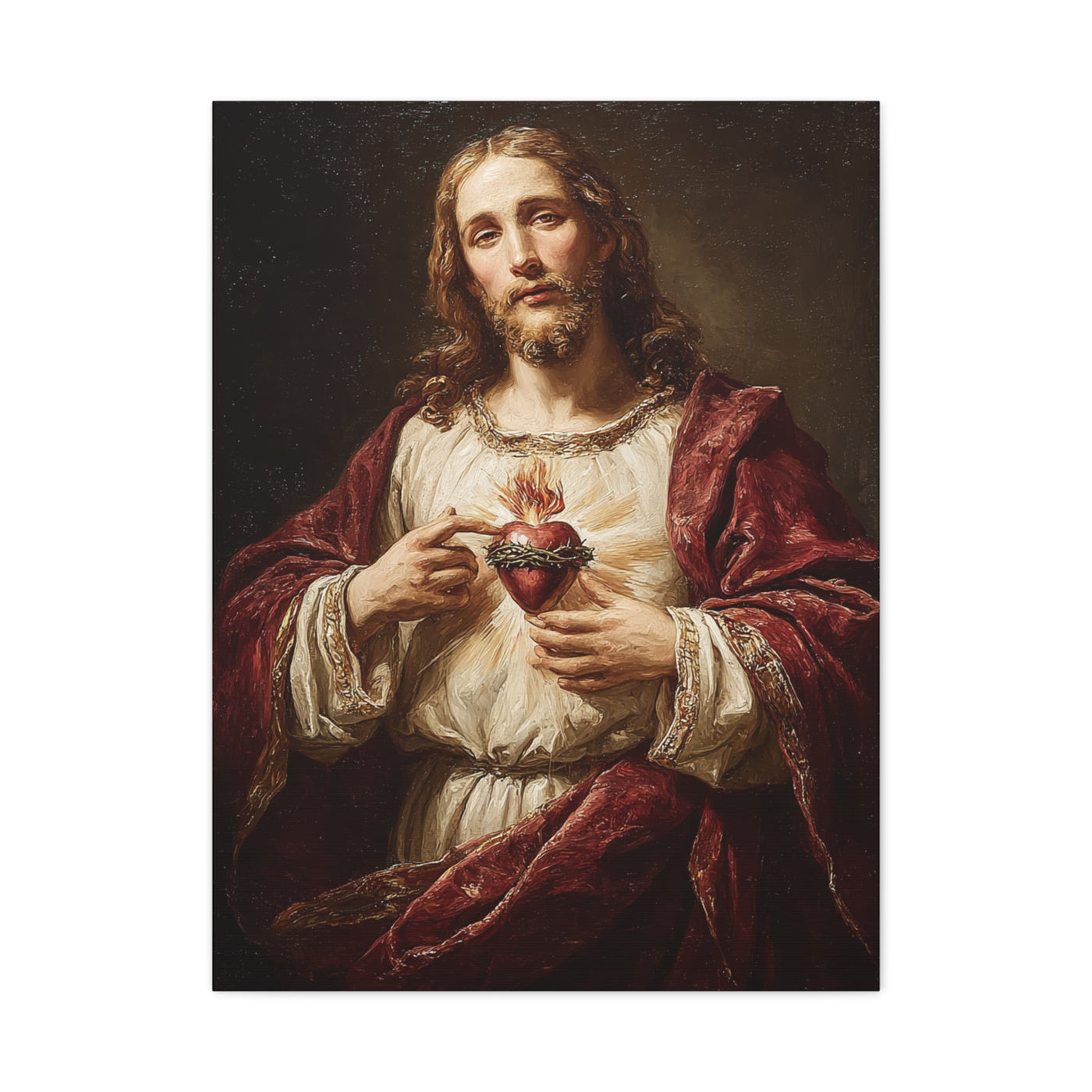 Sacred Heart of Jesus Classical Devotion Wall Art & Canvas Print