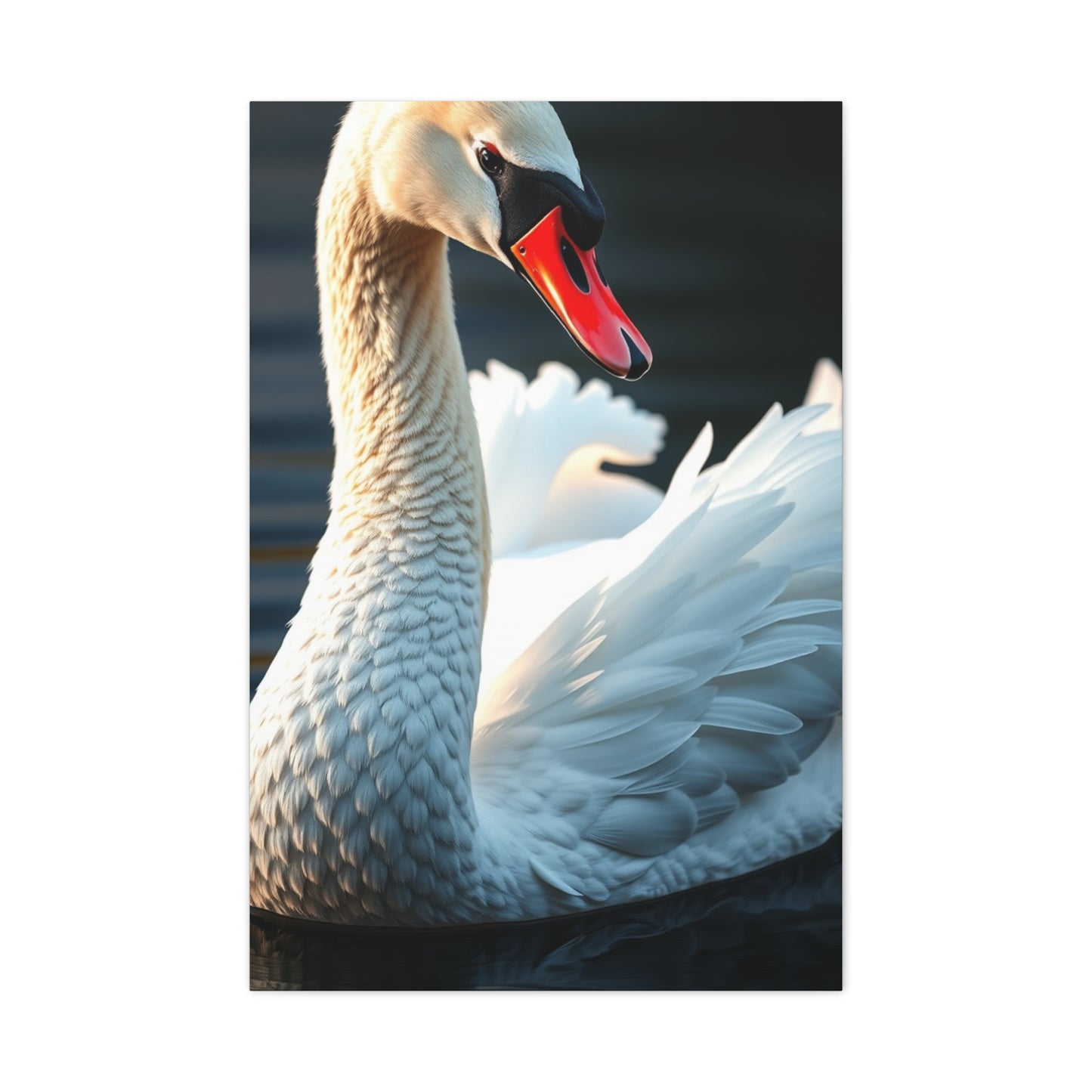 Swan Art Supreme Canvas Wall Art & Canvas Print