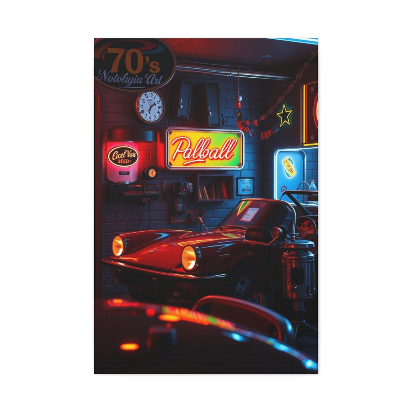 70’s Nostalgia Art Luxury Canvas Wall Art & Canvas Print