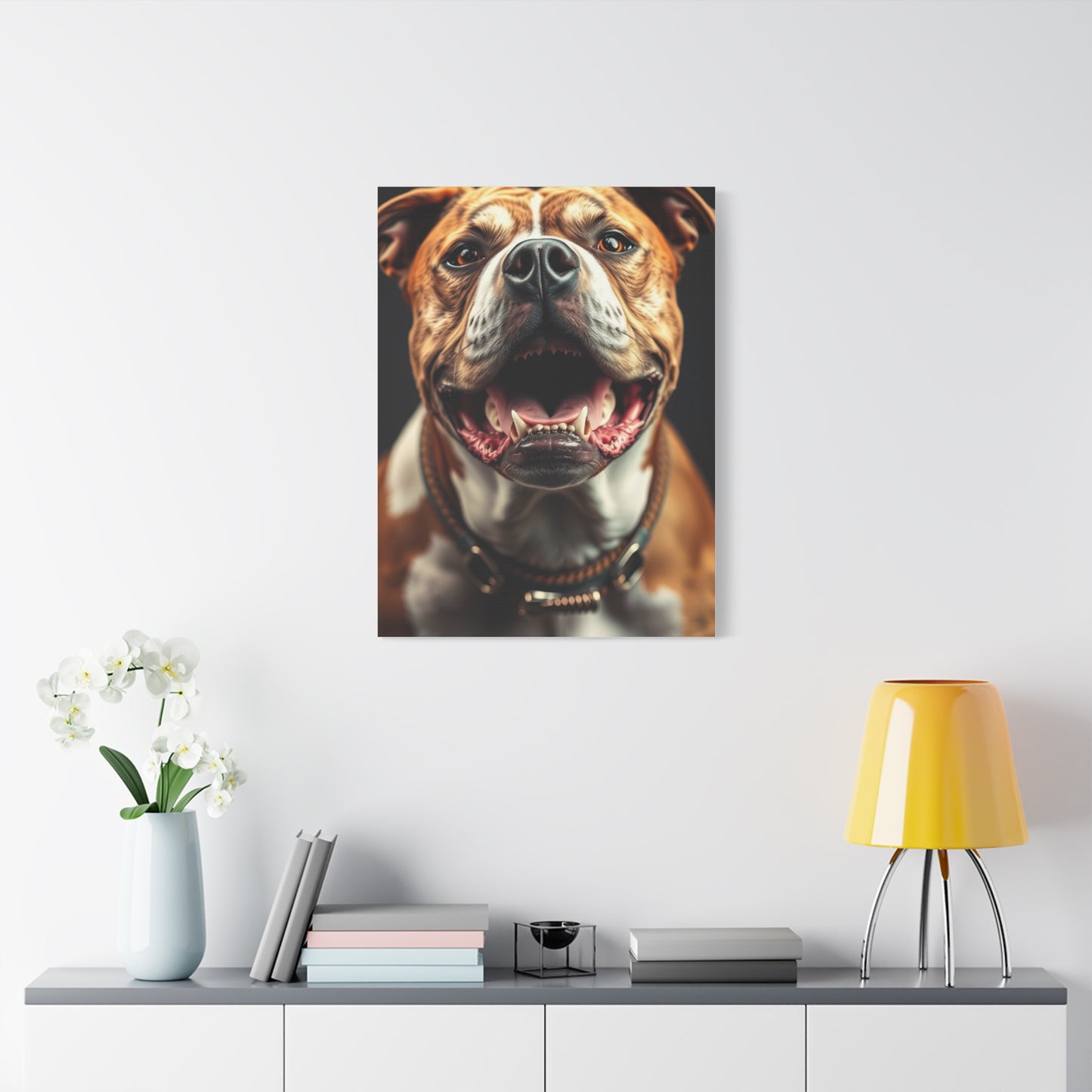 Pit Bull Art Supreme Canvas Wall Art & Canvas Print