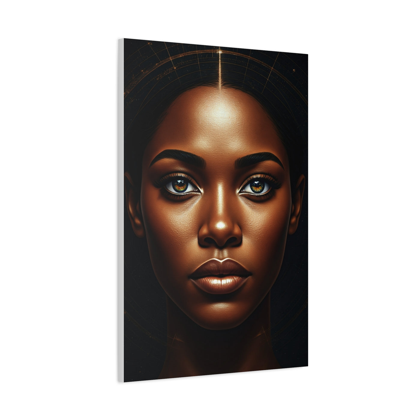 Golden Glow Goddess Portrait Wall Art & Canvas Prints