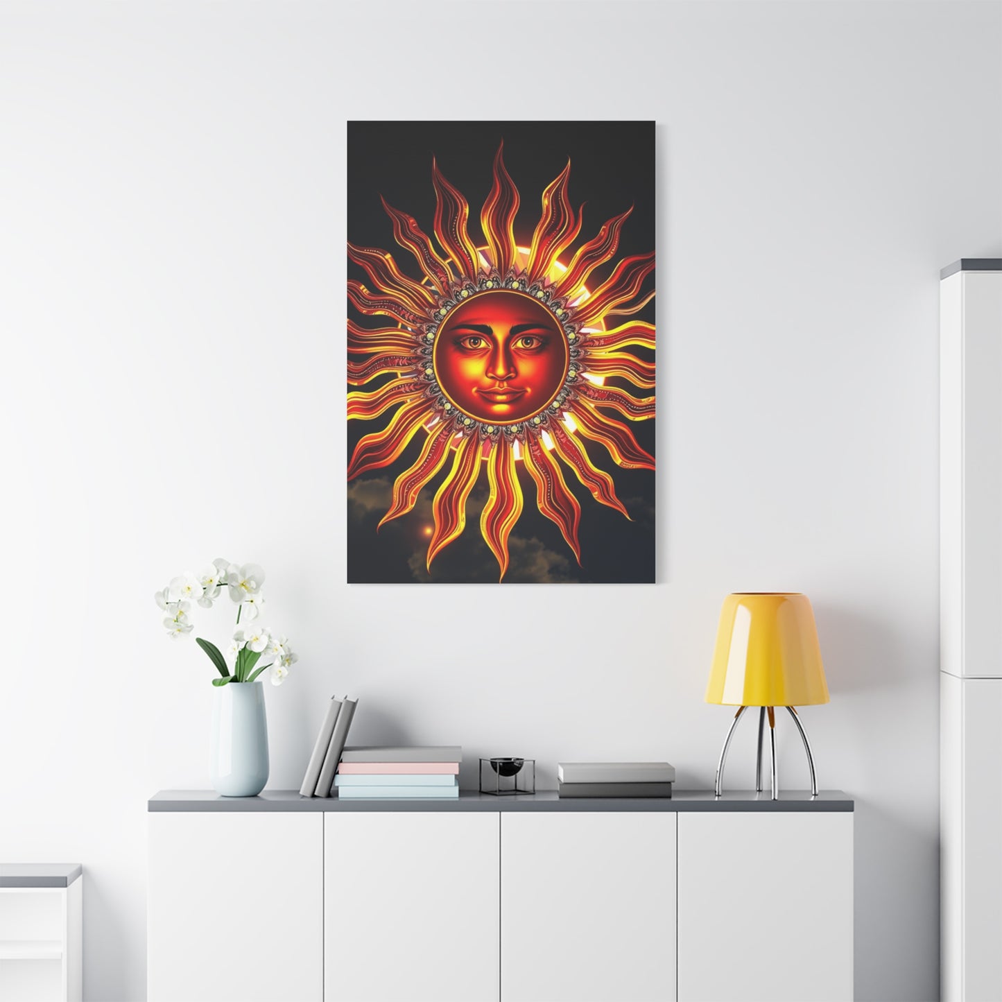 Solar Nocturne Elegance wall art & canvas print