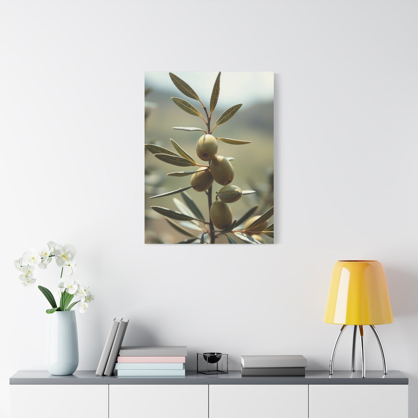 Opulent Olive Masterpiece Wall Art & Canvas Print