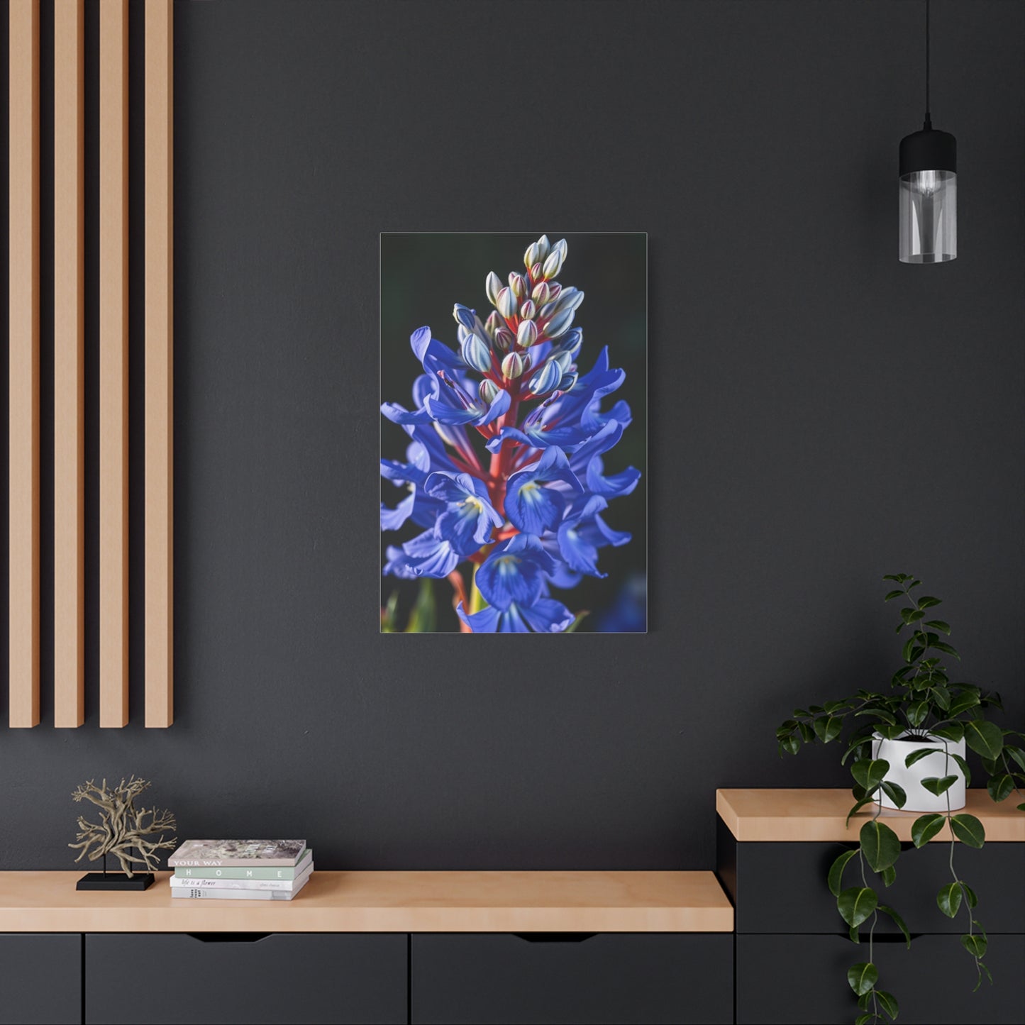 Bluebonnet Flower Art Supreme Gallery Wall Art & Canvas Print