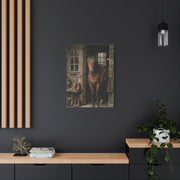 Rustic Stable Horse Portrait Wall Art & Canvas Print