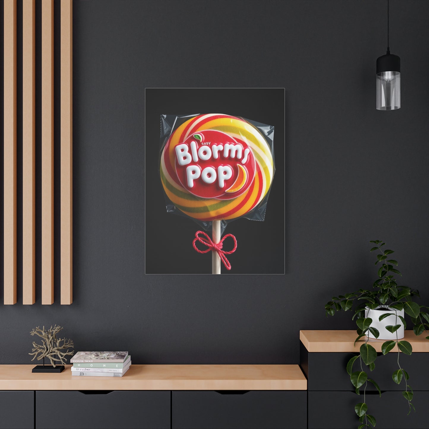 Graceful Lollipop Enchantment Wall Art & Canvas Print