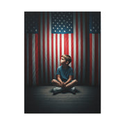 Quiet Sacrifice Beneath the Stars and Stripes Wall Art & Canvas Prints