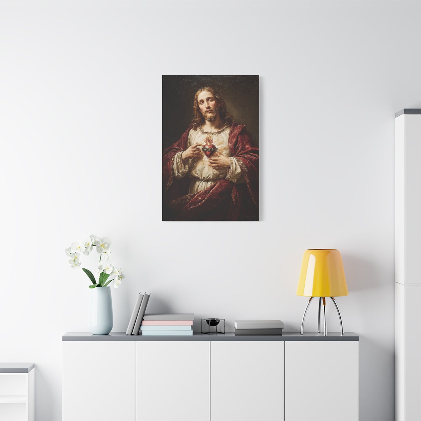 Sacred Heart of Jesus Classical Devotion Wall Art & Canvas Print