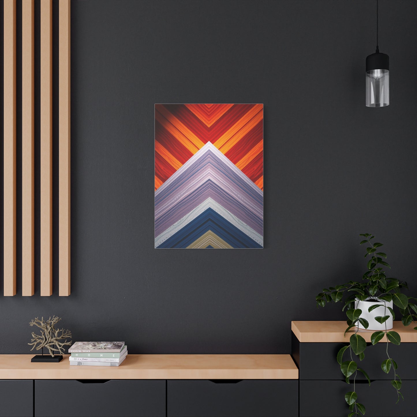 Chevron Pattern Art Supreme Canvas Wall Art & Canvas Print