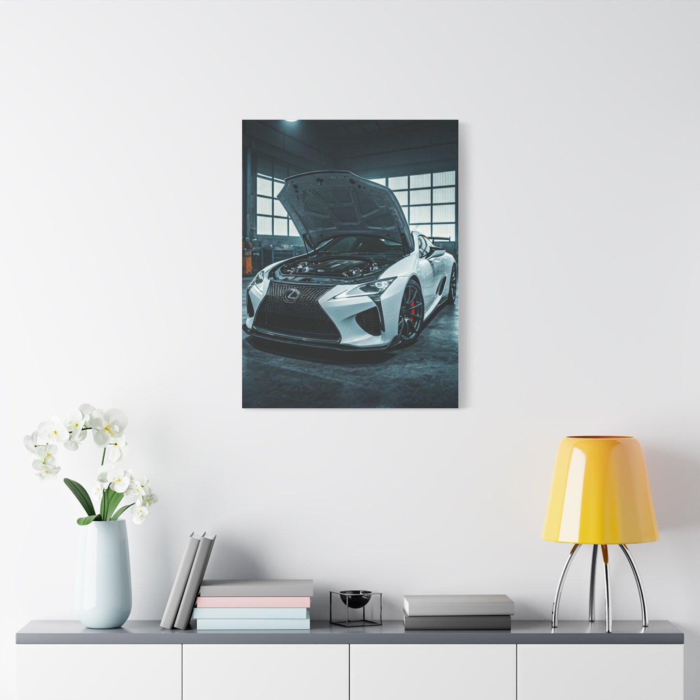Lexus LC 500 Night Workshop Mood Wall Art & Canvas Prints