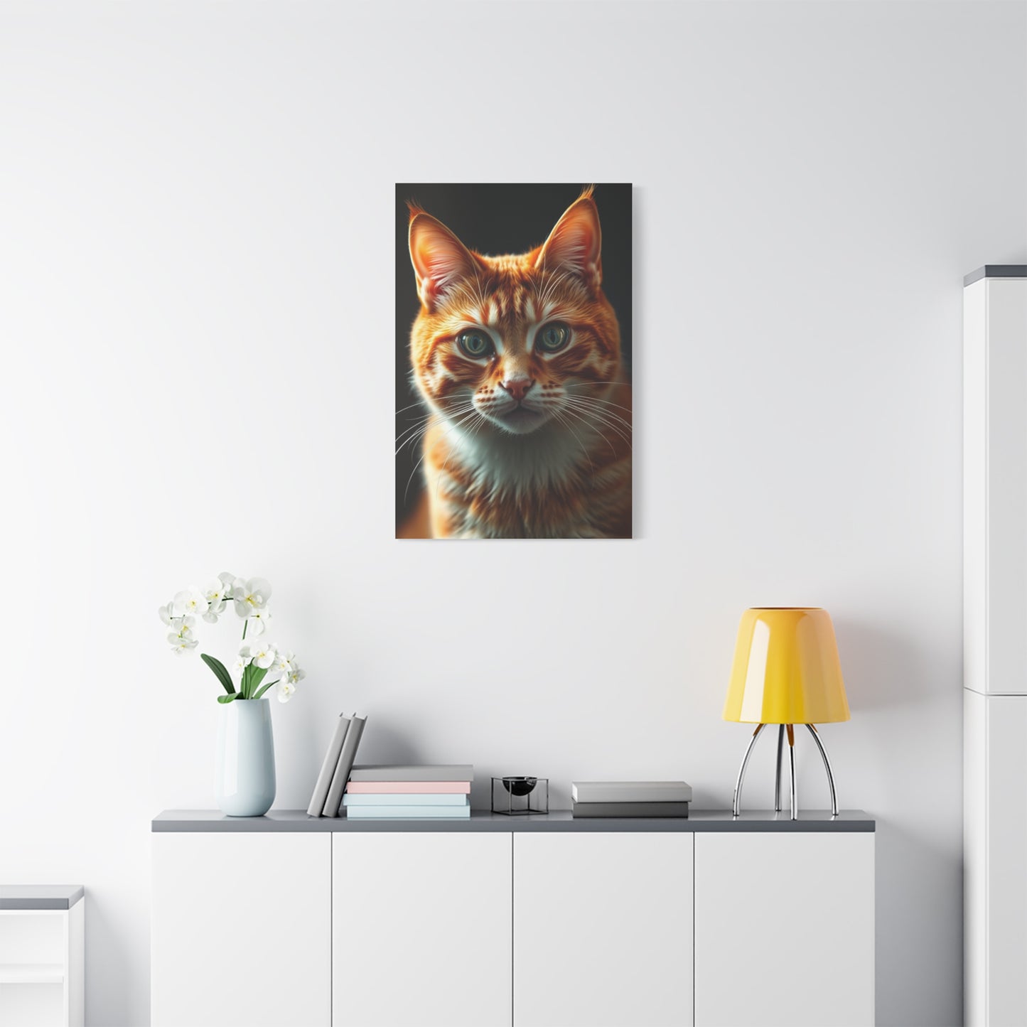 Orange Cat Art Refined Canvas Wall Art & Canvas Print