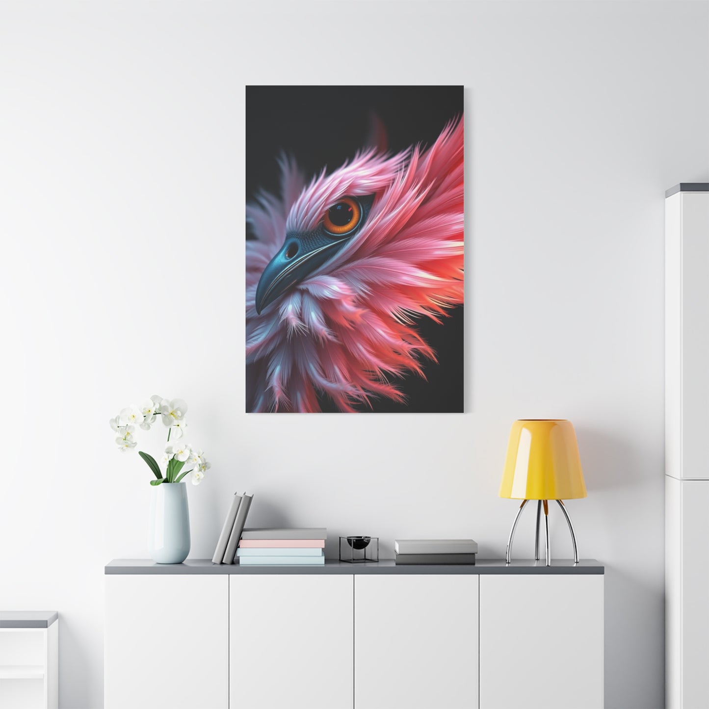 Celestial Feather Reverie Wall Art & Canvas Print