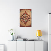 Sacred Sunburst Geometry Southwest Wall Art & Canvas Print