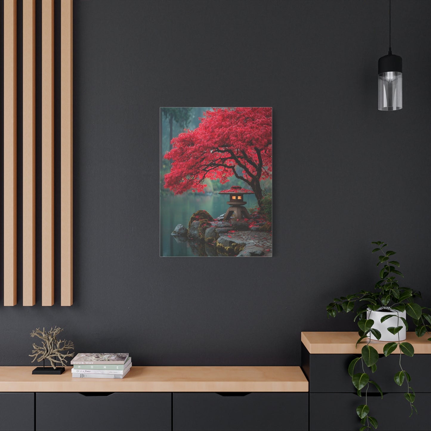 Japanese Maple Garden Autumn Wall Art & Canvas Print