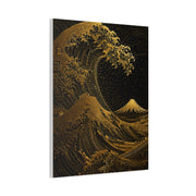 Neo-Tech Golden Wave Fusion Wall Art & Canvas Print