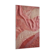 Couture Pink Textile Abstraction Wall Art & Canvas Print