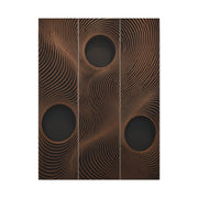 Architectural Wood Wave Panel Geometry Wall Art & Canvas Print