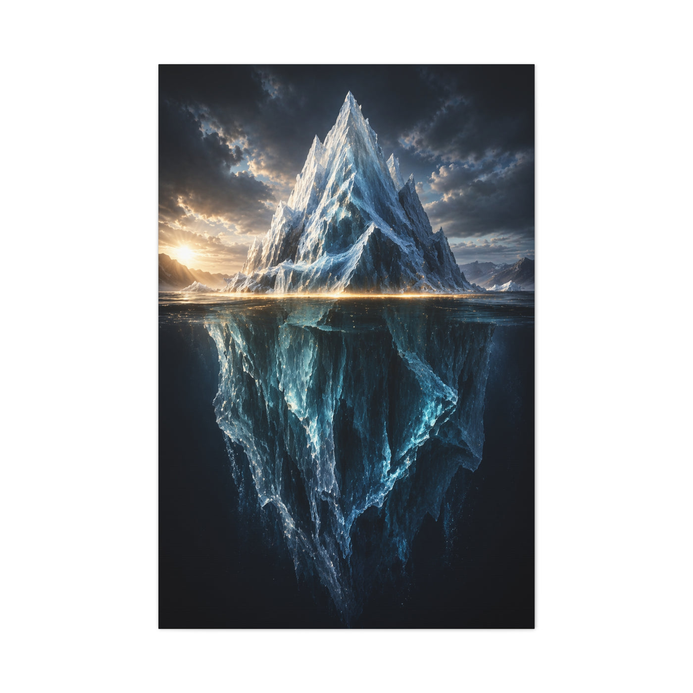 Corporate Iceberg Success Concept Wall Art & Canvas Print