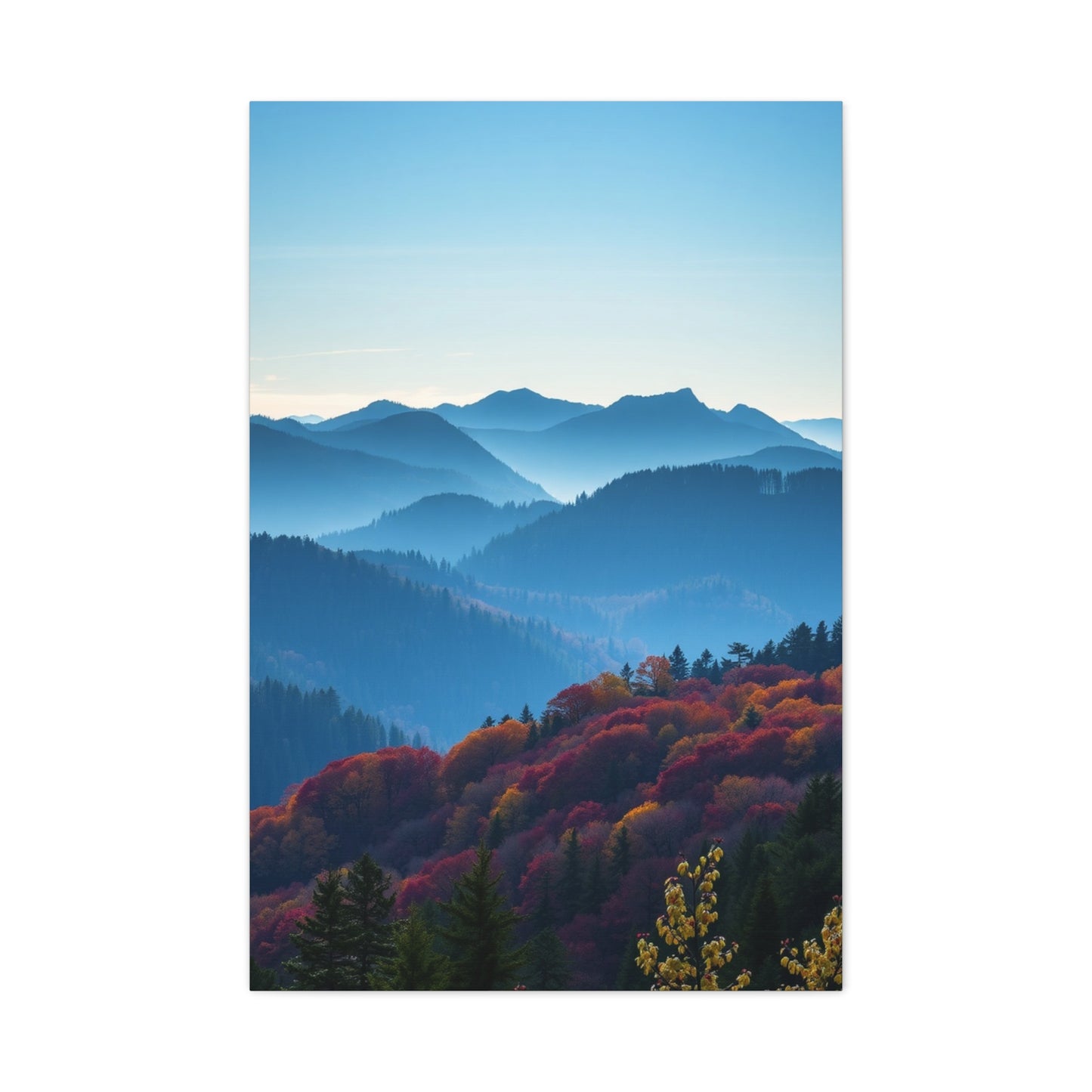 Great Smoky Mountain National Park Art Canvas Art 4 Wall Art & Canvas Print