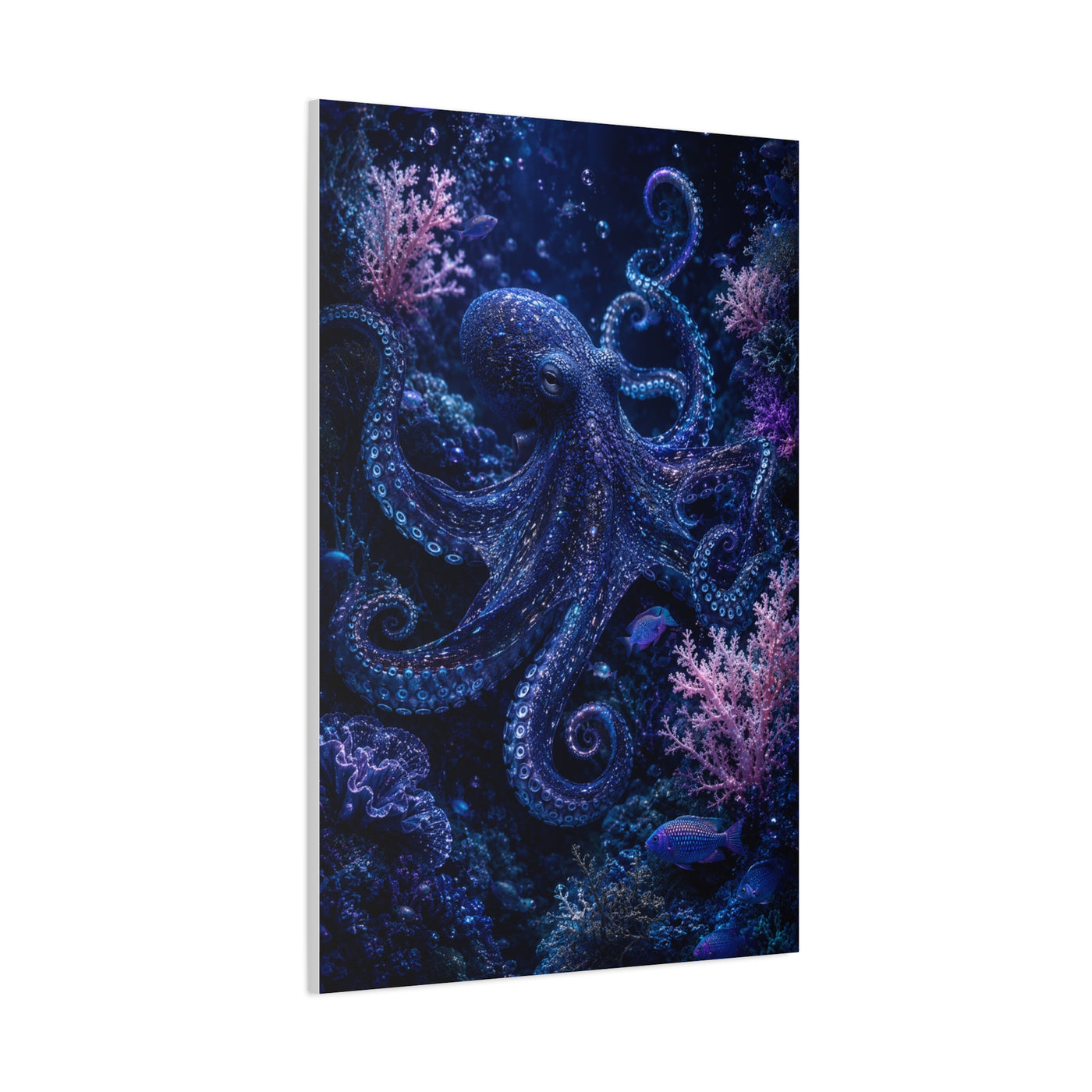 Deep Ocean Octopus Fantasy Tropical Wall Art & Canvas Print