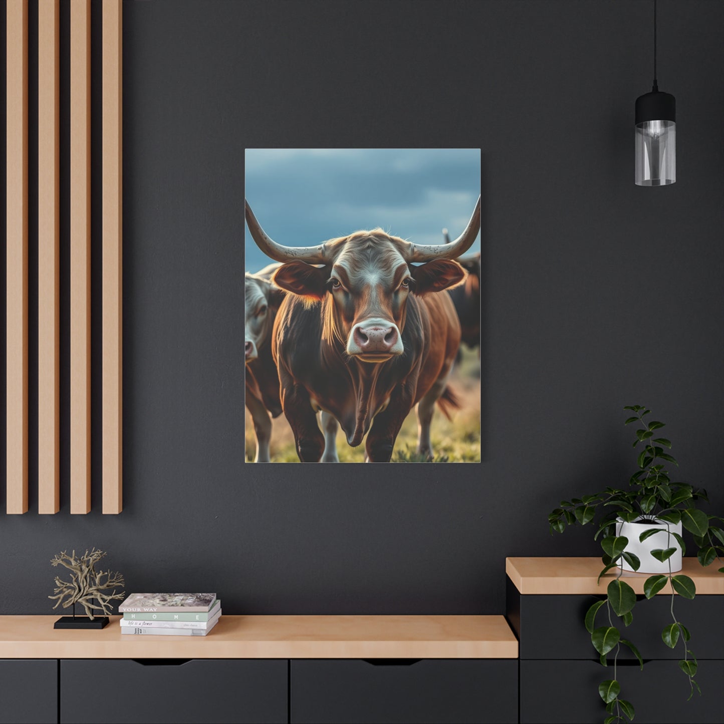 Serene Ruminant Elegance Wall Art & Canvas Print