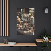 Luxury Espresso Machine Café Scene Wall Art & Canvas Print