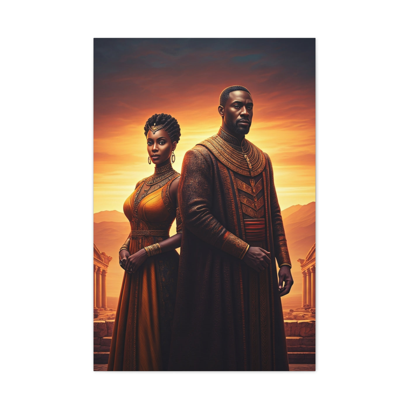 Royal Sunset Guardians Wall Art & Canvas Prints