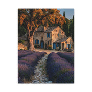 Lavender Field Farmhouse Provence Wall Art & Canvas Print