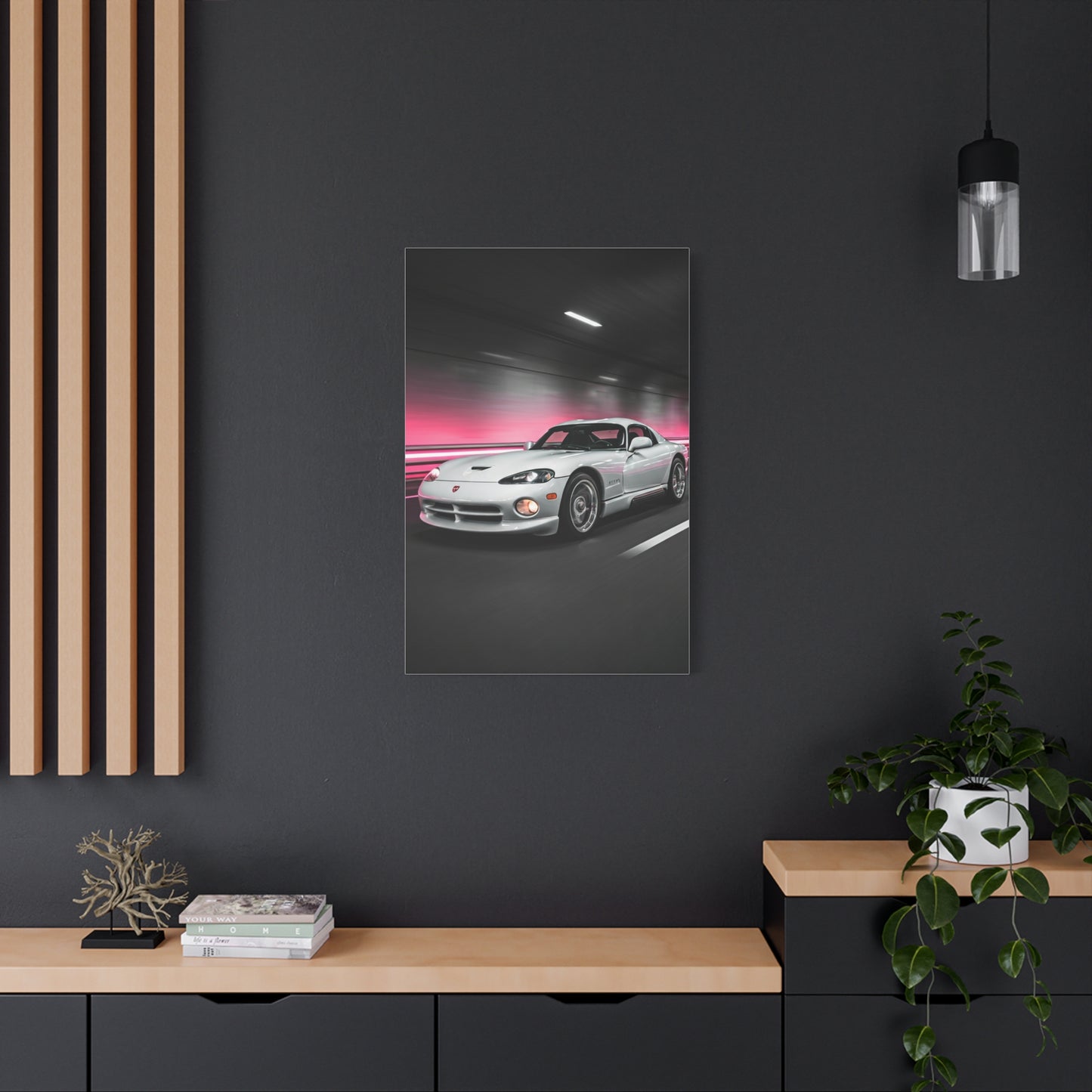 1992 Dodge Viper RT/10 Neon Tunnel Charge Wall Art & Canvas Prints