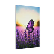 Lavender Field Purple Butterfly Wall Art & Canvas Prints
