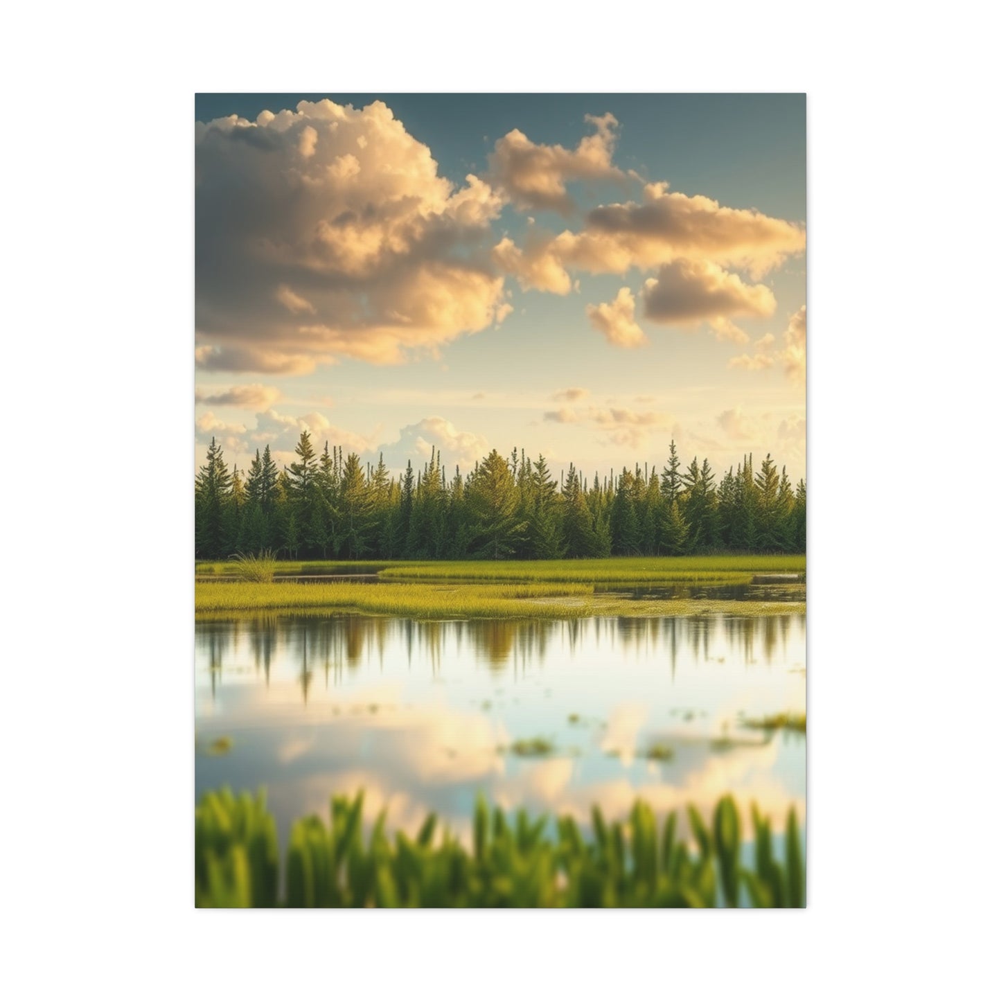 Marsh & Swamp Art Supreme Canvas Wall Art & Canvas Print
