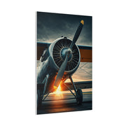 Vintage Prop Engine Close-Up Wall Art & Canvas Prints